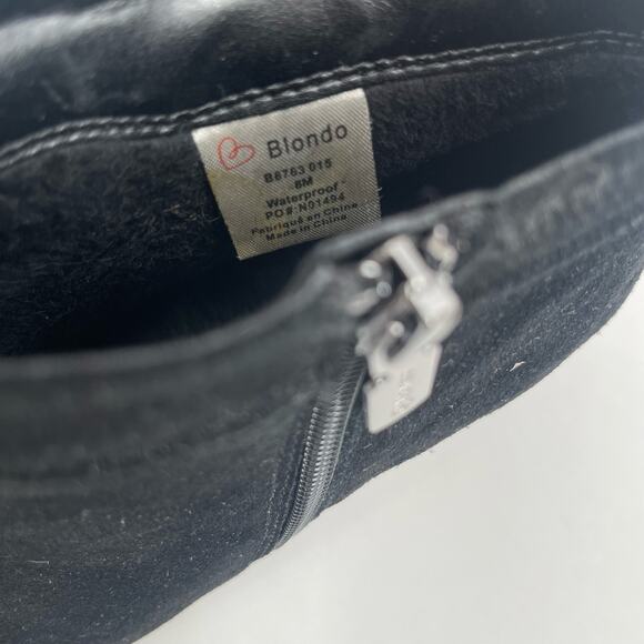 Blondo Isaac Waterproof Black Bootie Size 8. Style... | Depop BLONDO Boots Size 8 Isaac Waterproof Suede Black Heeled Ankle Winter Fall Casual
